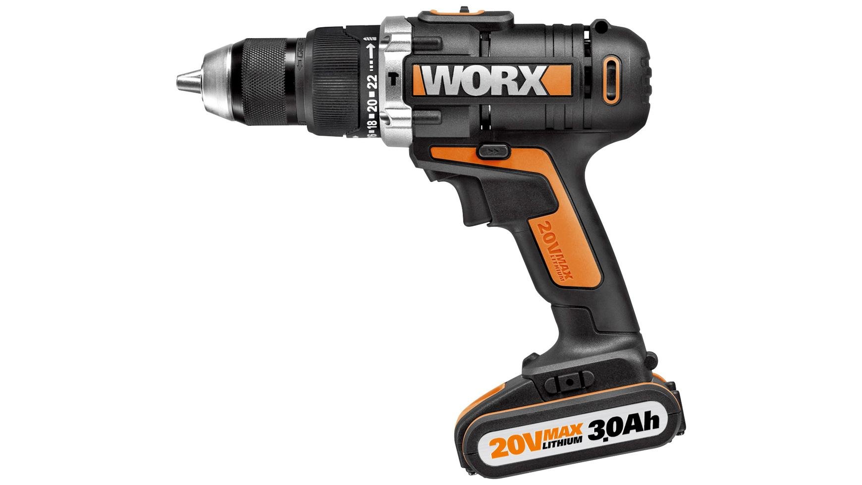 Worx WX166.31 trapano avvitatore 20V 3Ah 2 velocita