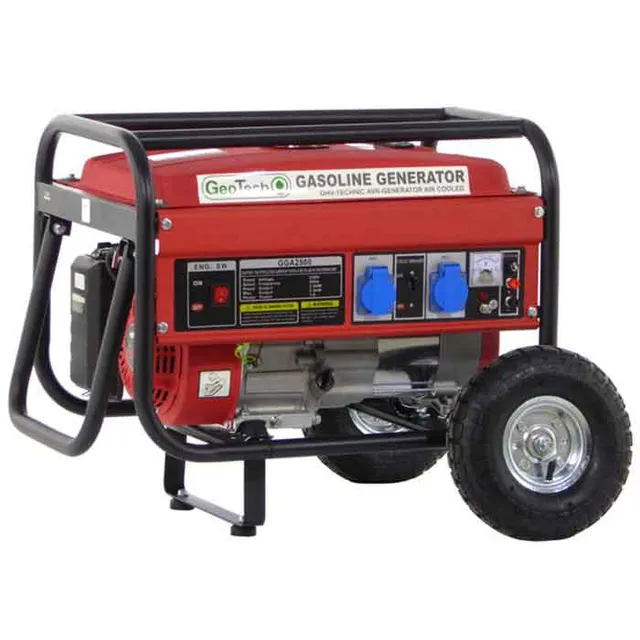 Geotech GGA 2500 generatore benzina 2,1 kW AVR carrellato
