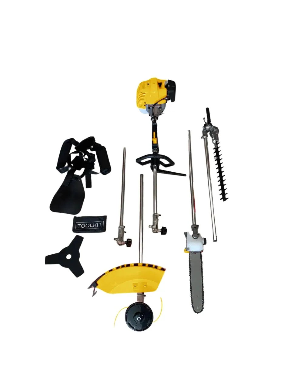 Nemura 5in1 Decespugliatore a Scoppio 52cc Multifunzione
