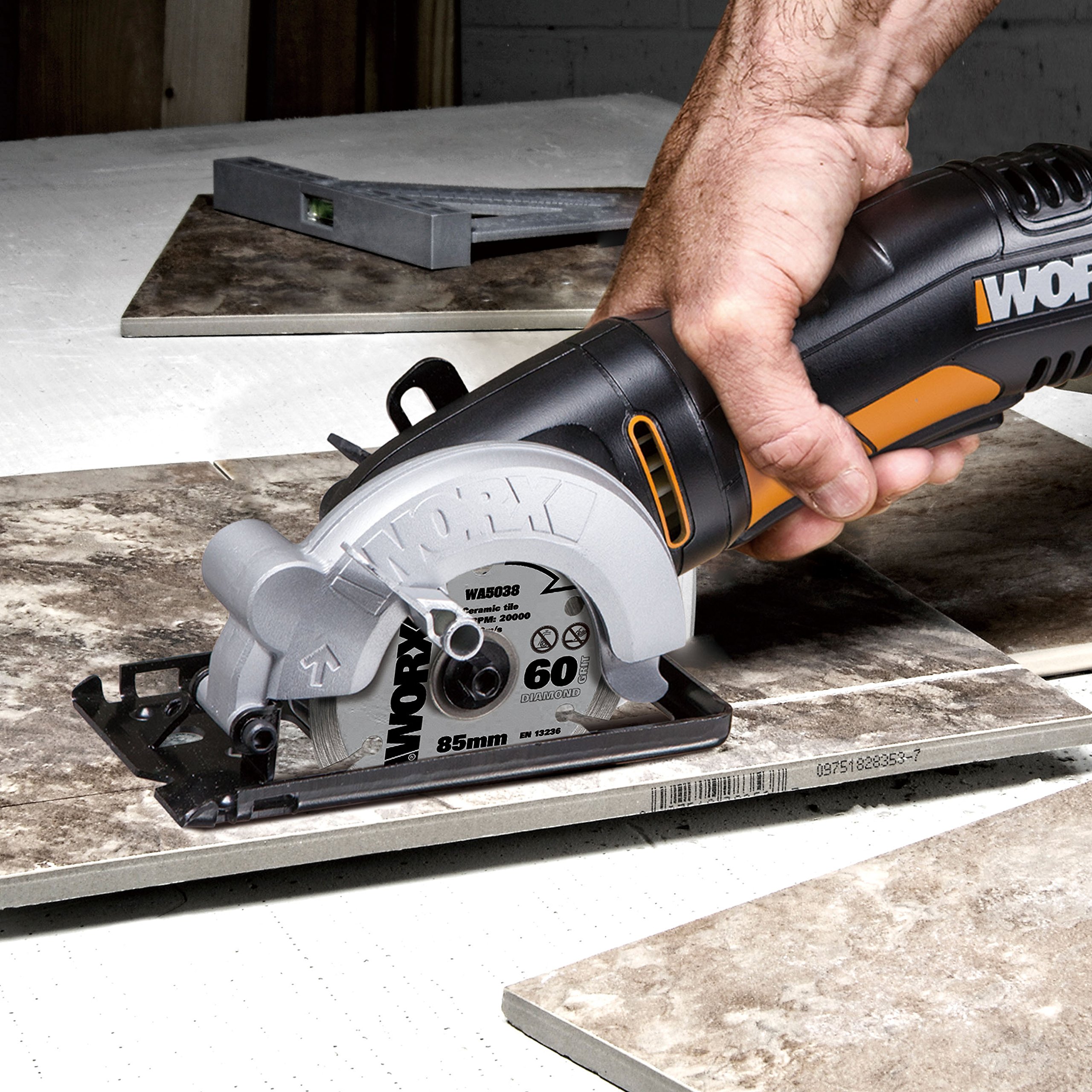 Worx WX423 sega circolare compatta 400W taglio 27 mm