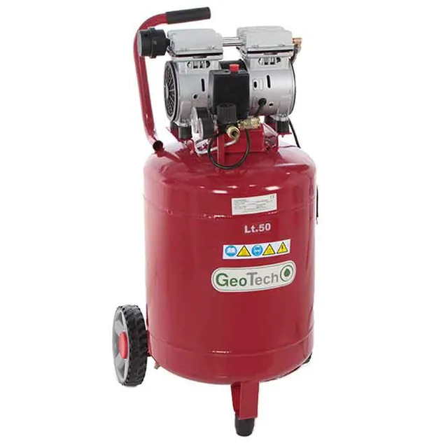 Geotech S-AC50V-8-10 compressore aria verticale 50 L oiless