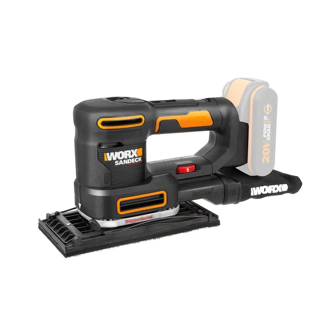 WORX WX820.9 Levigatrice Multifunzione 20V Solo Corpo 5 in 1