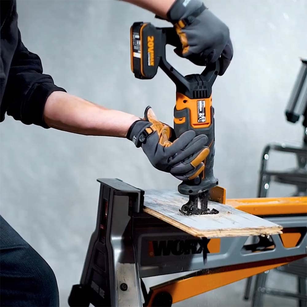Worx WX500.9 sega a gattuccio 20V solo corpo 130 mm