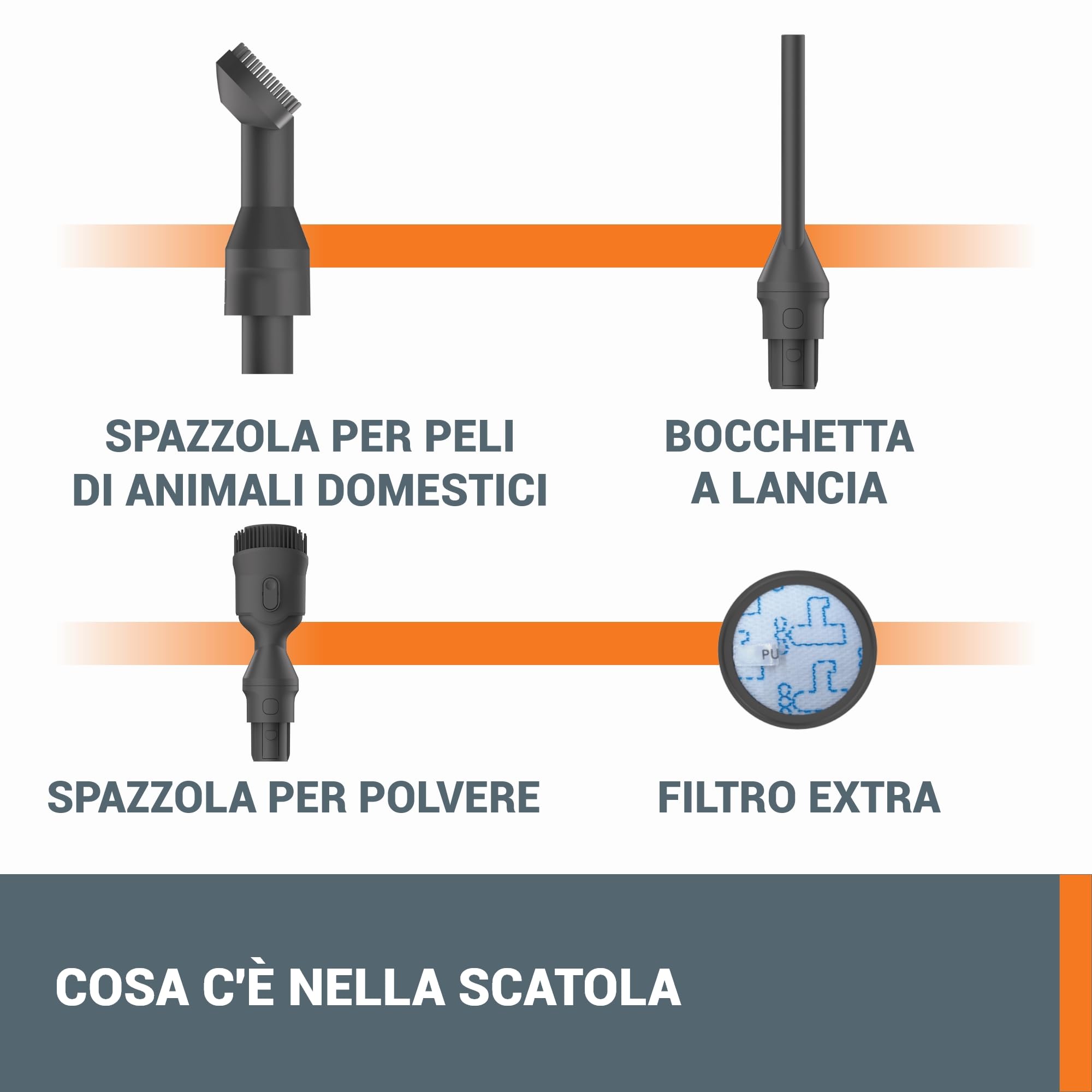 Worx WX038 aspirapolvere senza fili 20V 25kPa con 2 batterie