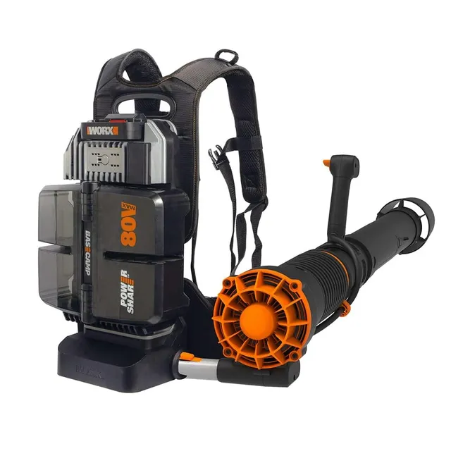 Worx Nitro WG572E soffiatore 80V 4x20V con zaino Basecamp