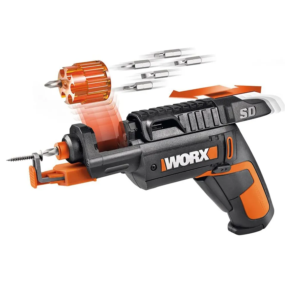 Worx WX255 avvitatore batteria 4V con caricatore 6 punte