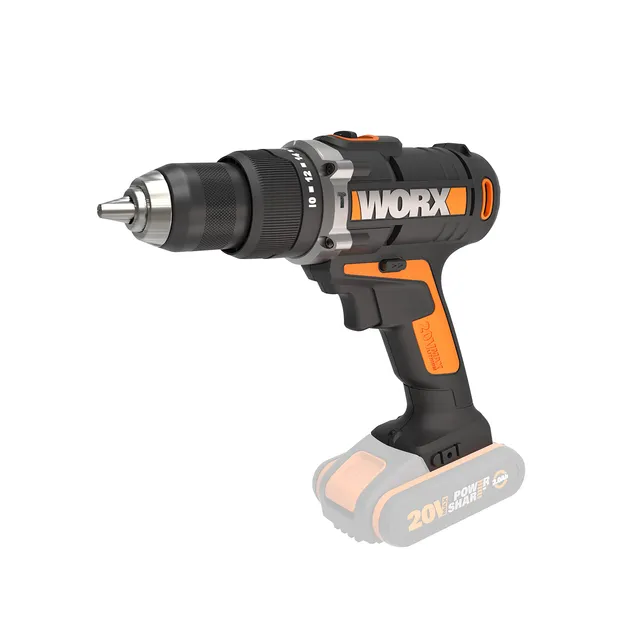Worx WX372.9 trapano avvitatore batteria 20V solo corpo