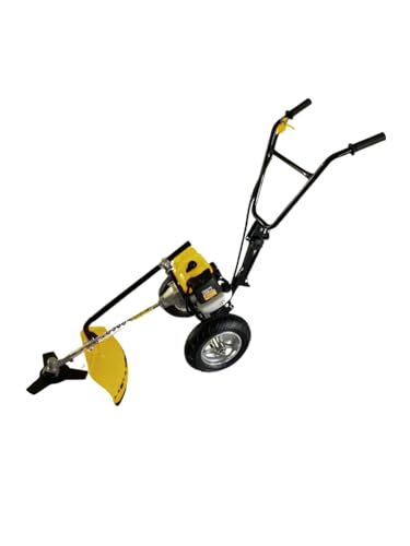Nemura Decespugliatore Scoppio 52cc con Ruote Bobina Disco