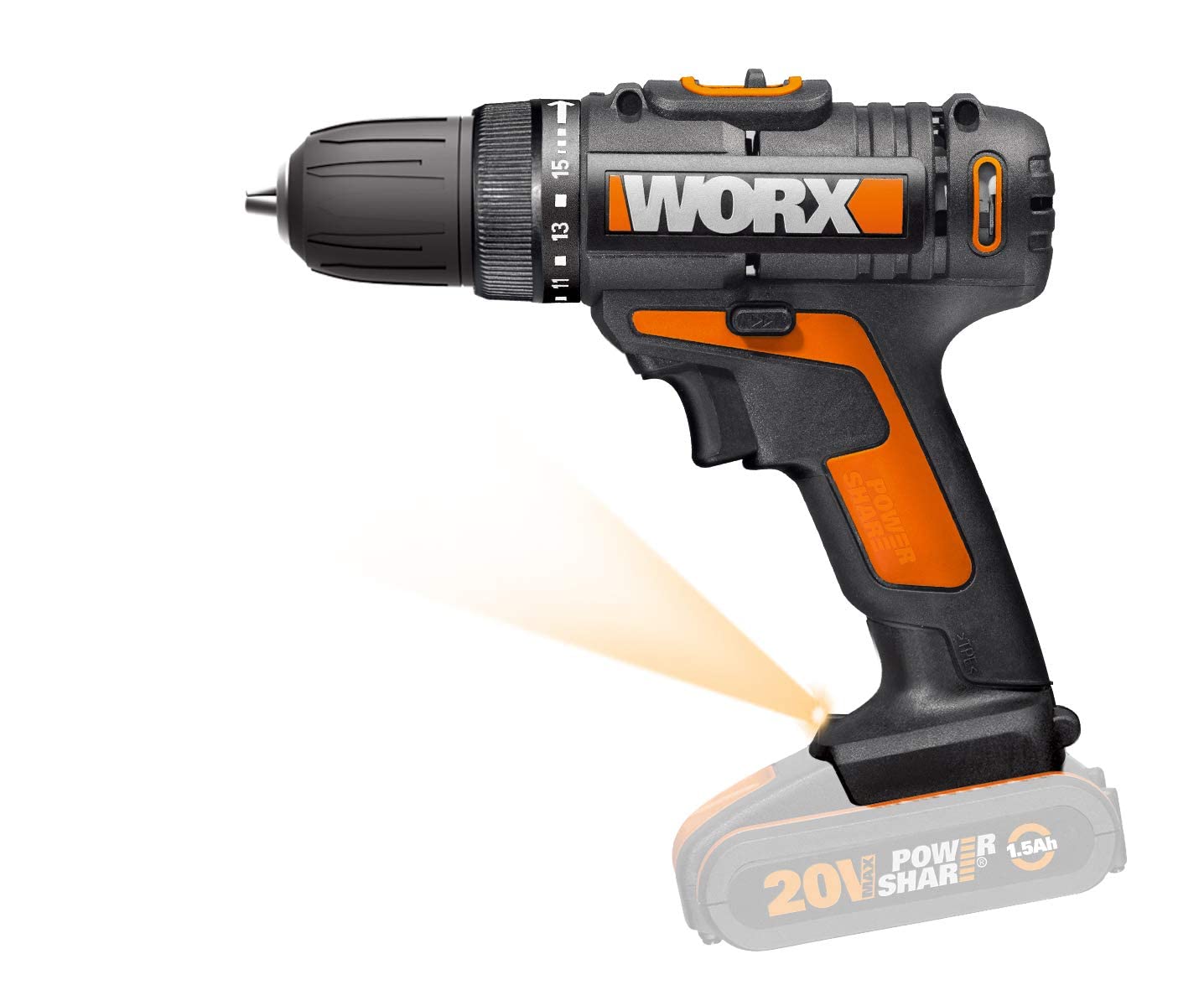 WORX WX101.9 trapano avvitatore 20V solo corpo 30 Nm
