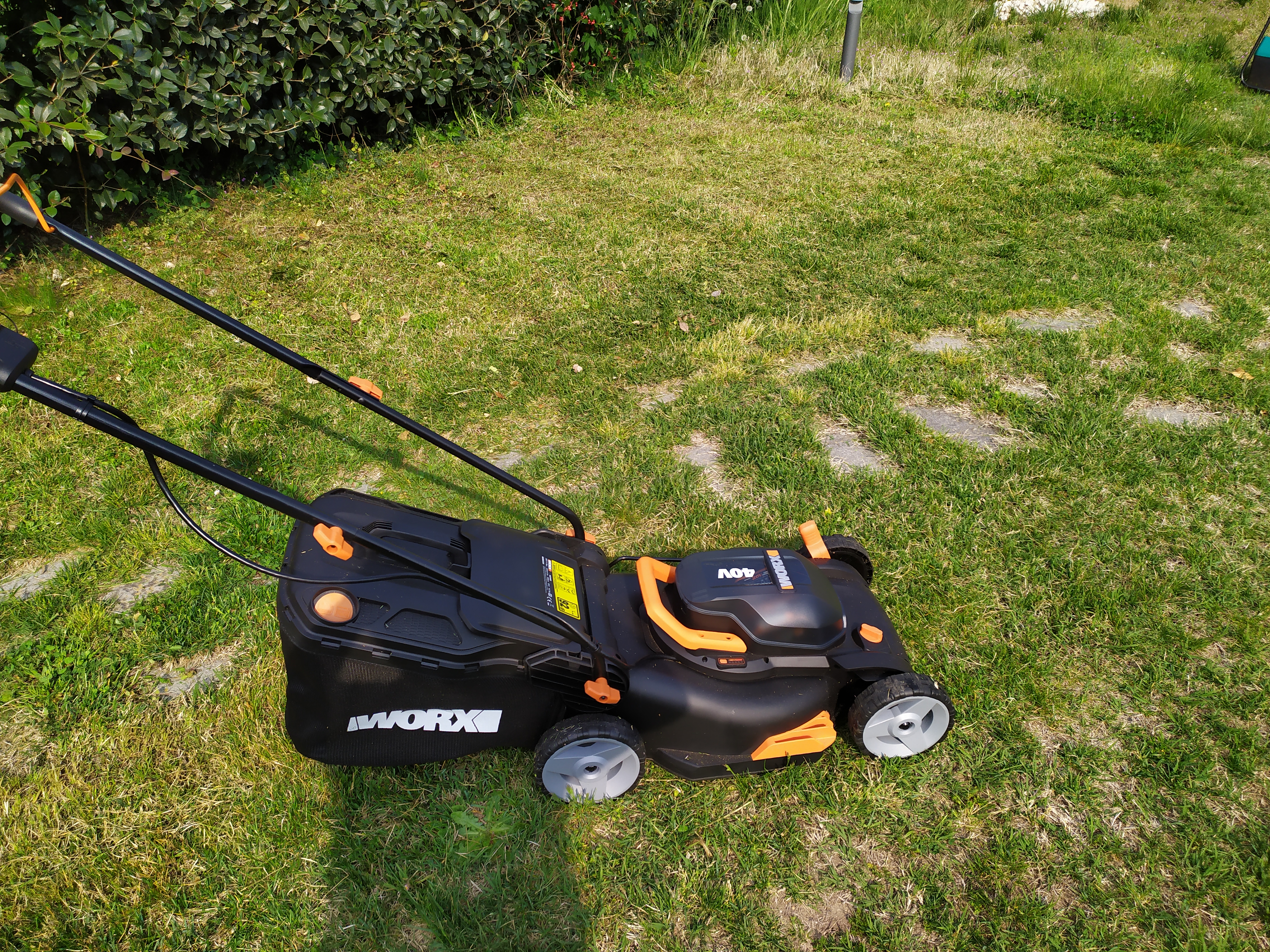 Worx WG743E Tosaerba Batteria 40V 40cm taglio 2in1