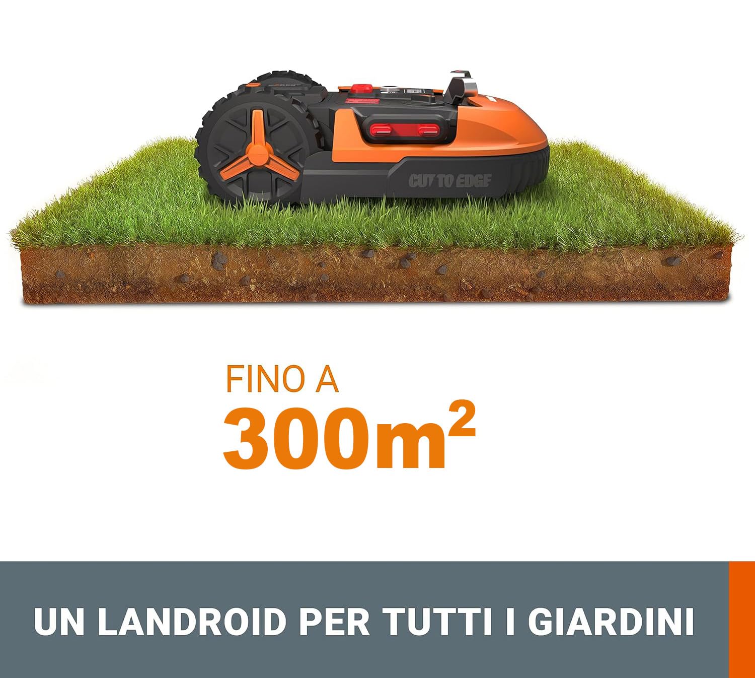 Worx WR169E Landroid Classic robot rasaerba 300mq WiFi