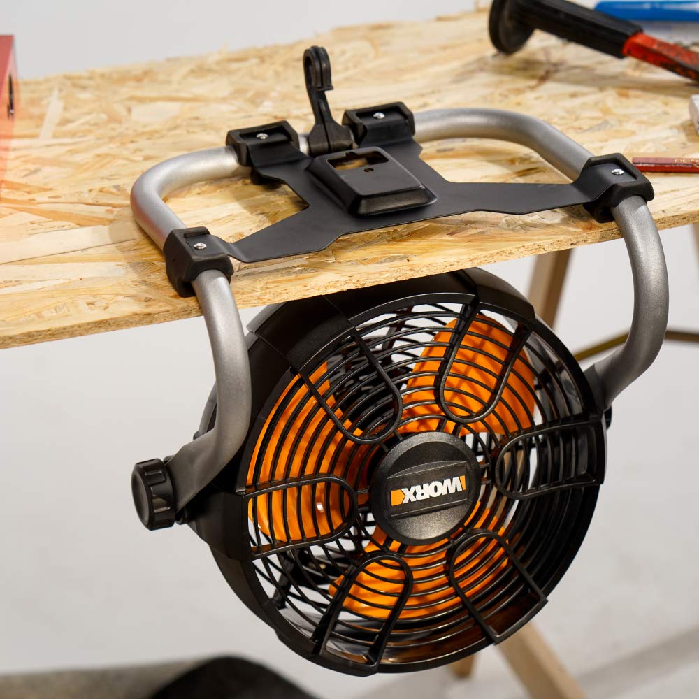 Worx WX095.9 Ventilatore Batteria 20V Solo Corpo 360°