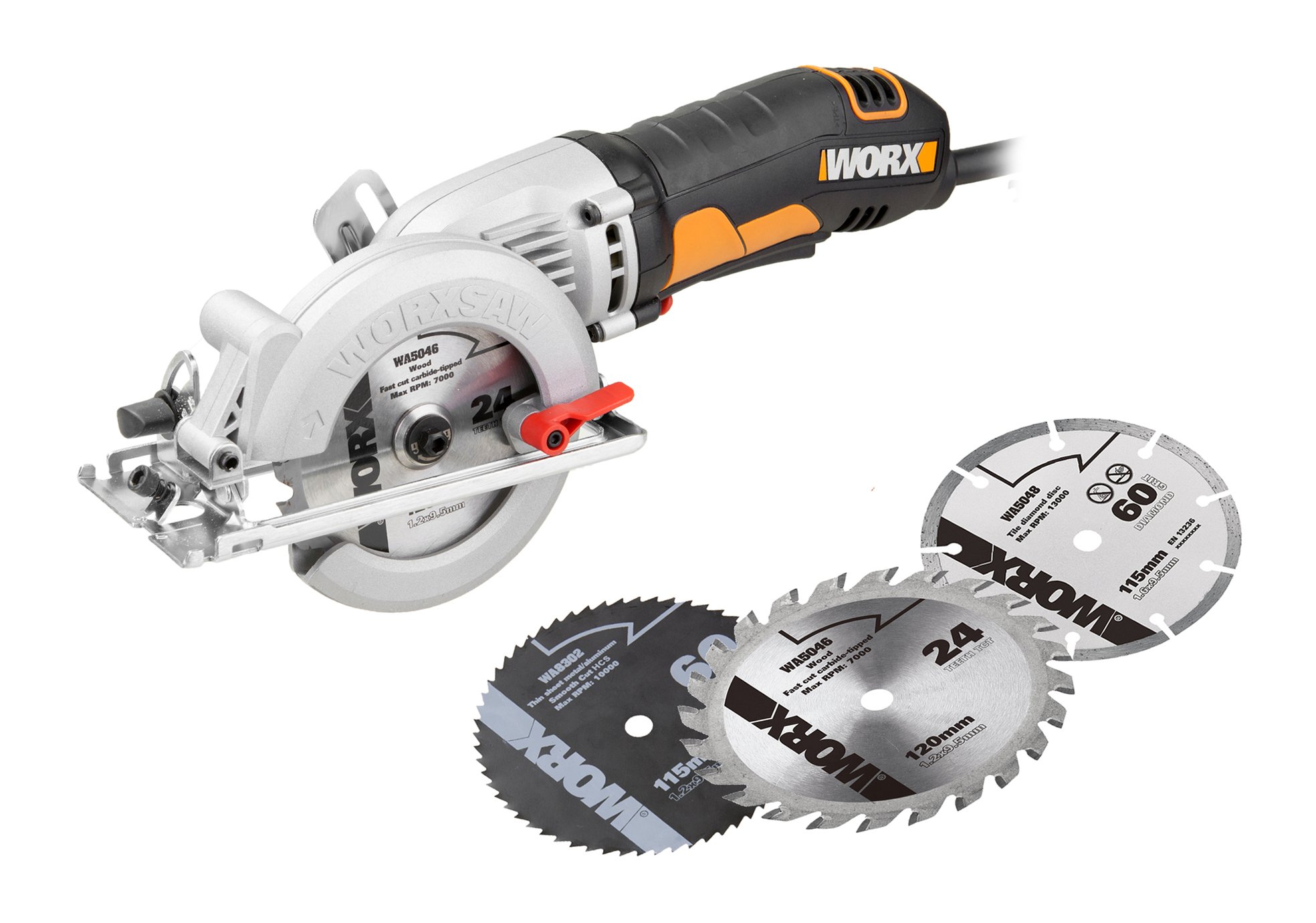 Worx WX429 sega circolare compatta 400W taglio 47mm