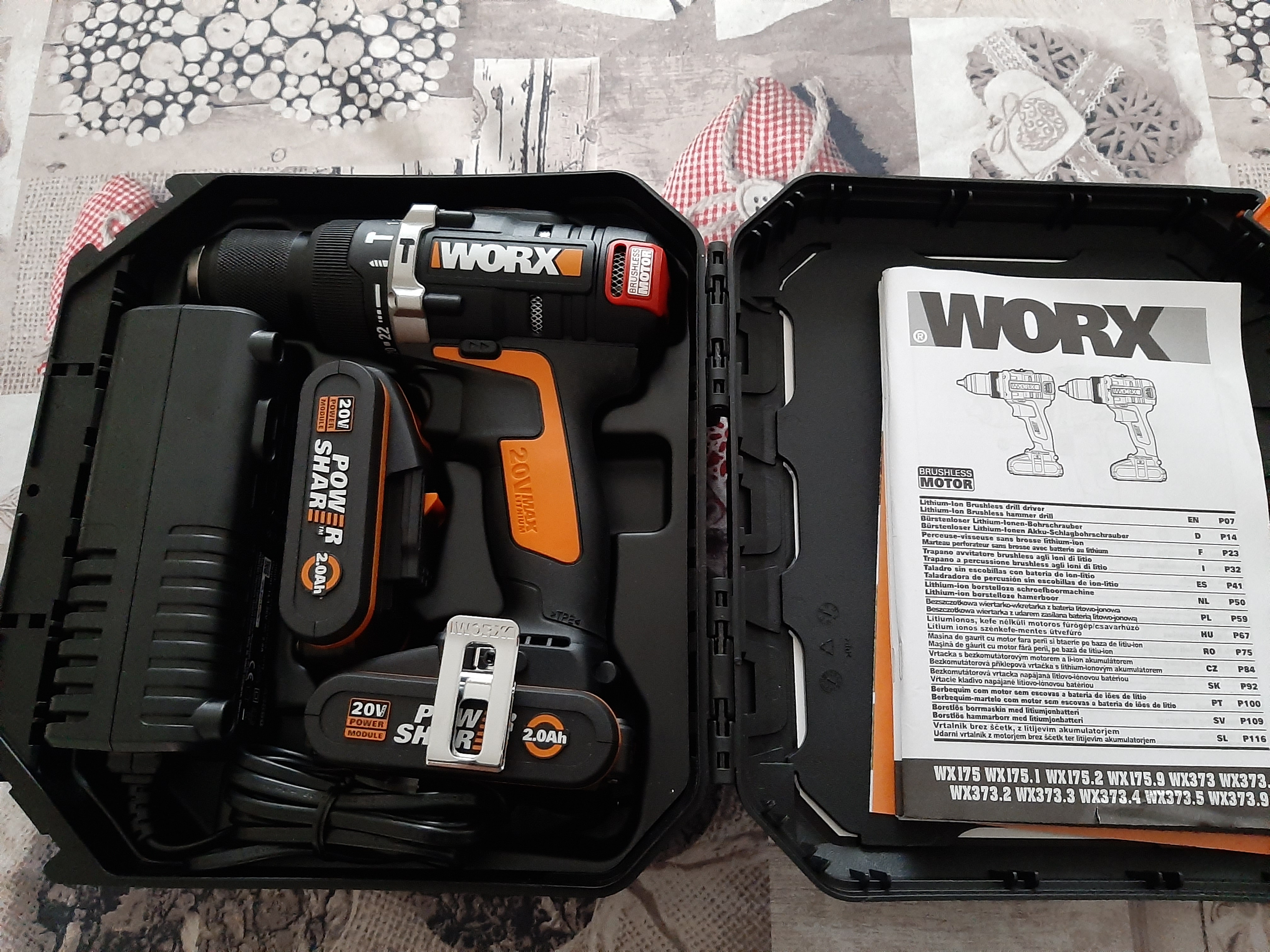 WORX WX373 Trapano Avvitatore Percussione 20V Brushless