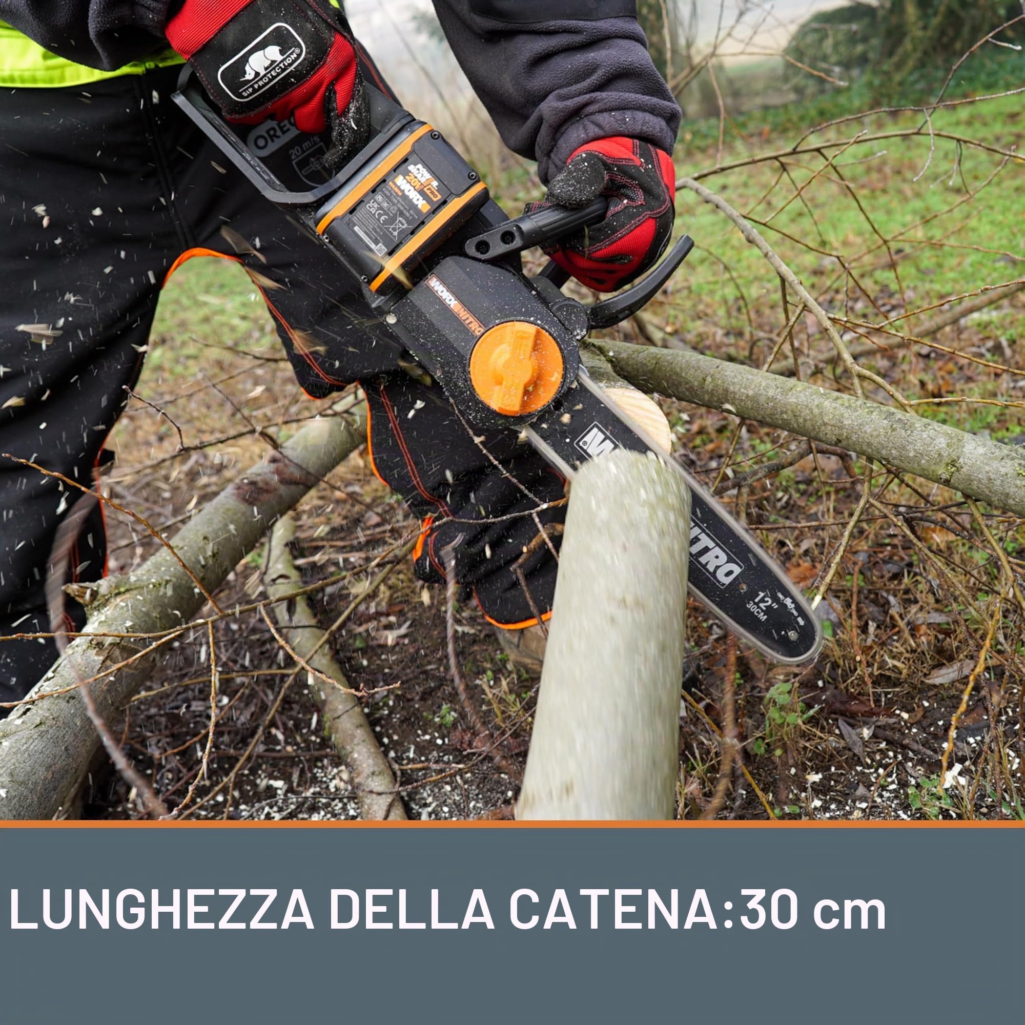 Worx WA0145 Catena Motosega 30 cm per WG350E originale
