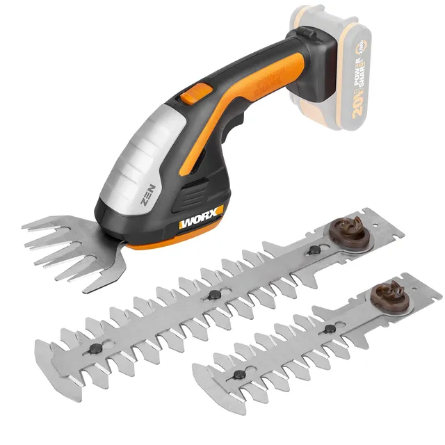 Worx WG801E.9 cesoie erba arbusti 20V solo corpo