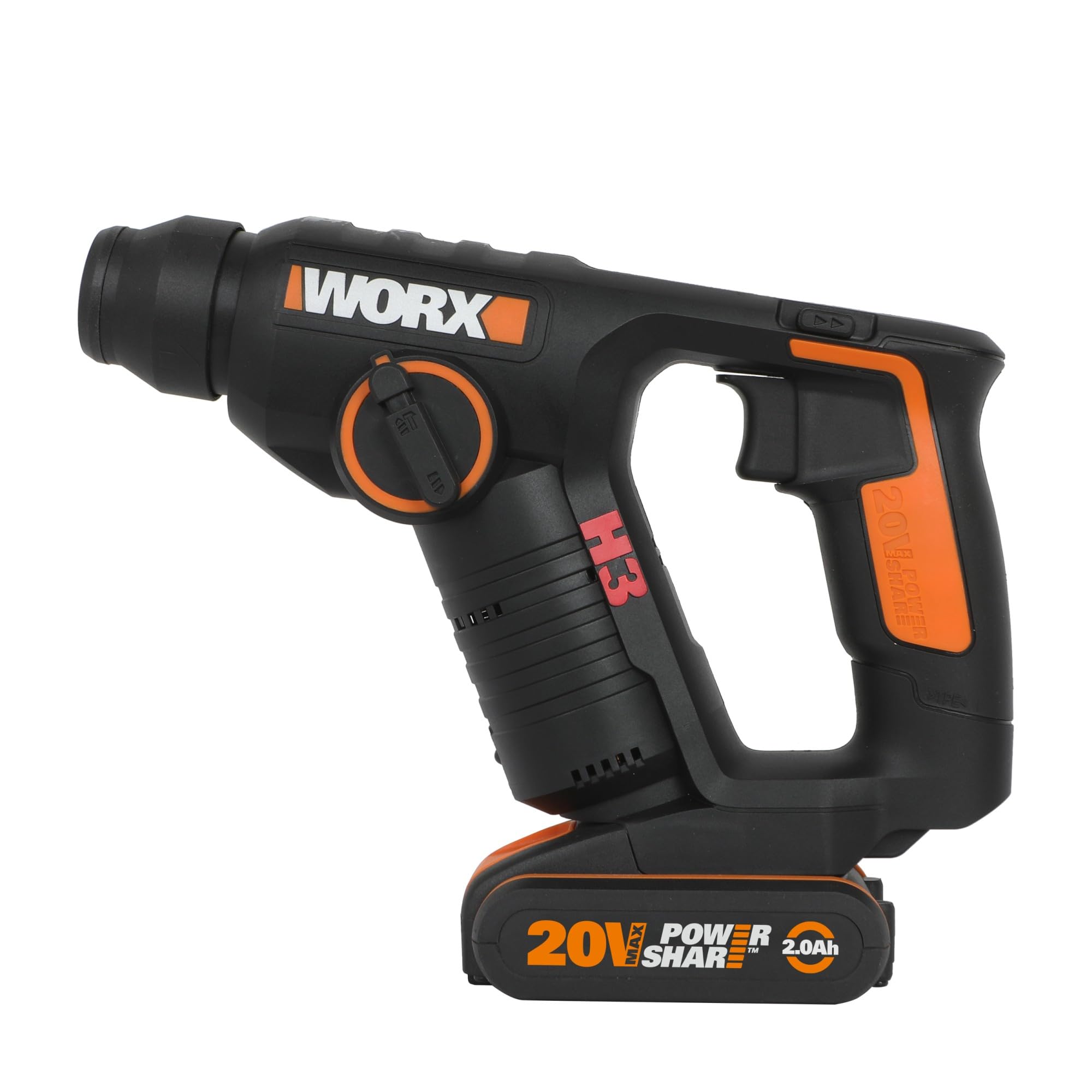 Worx WX394.6 H3 Tassellatore 20V con 2 Batterie 2Ah