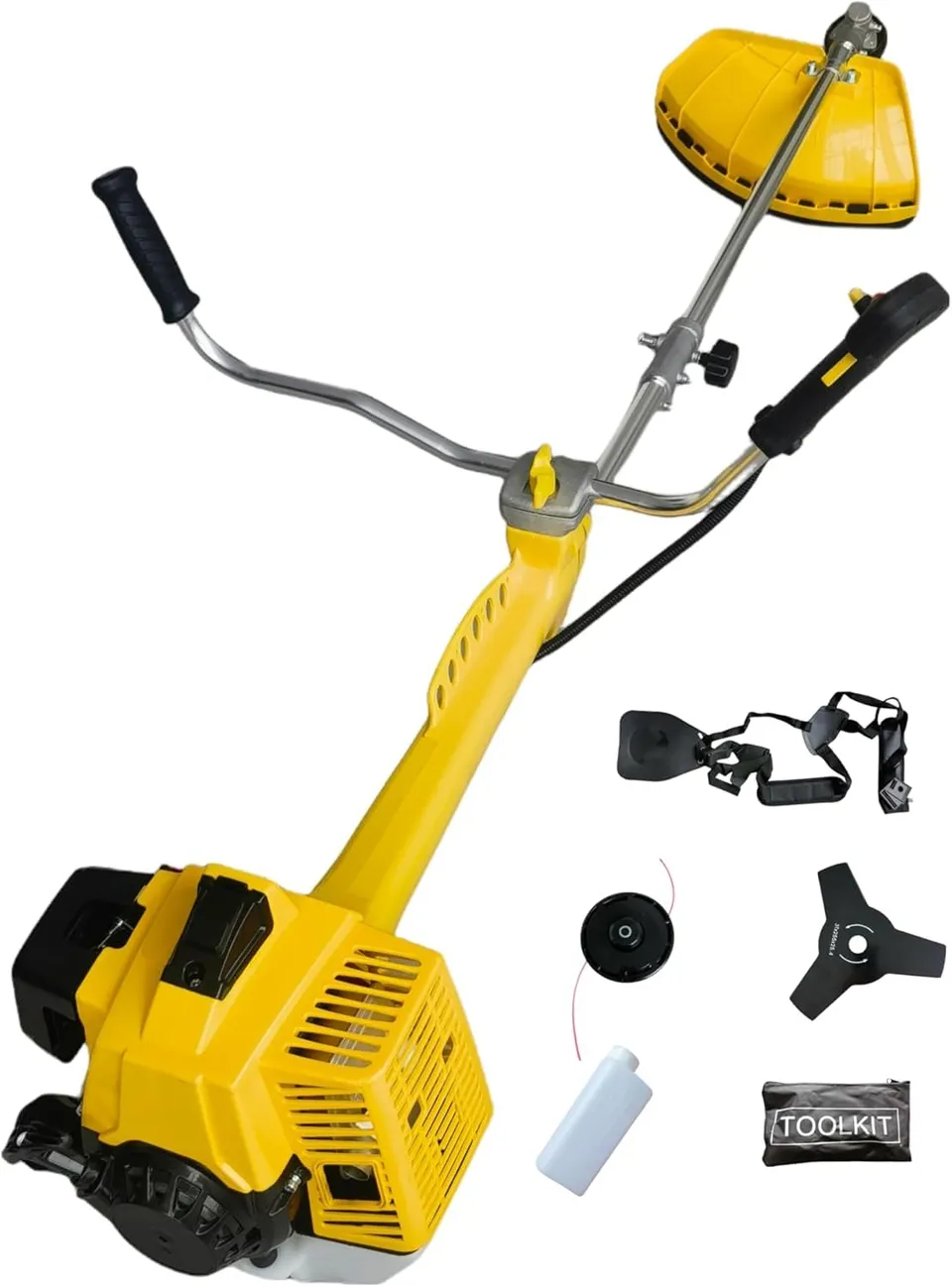 Nemura Decespugliatore Termico 63 cc con Bobina e Disco