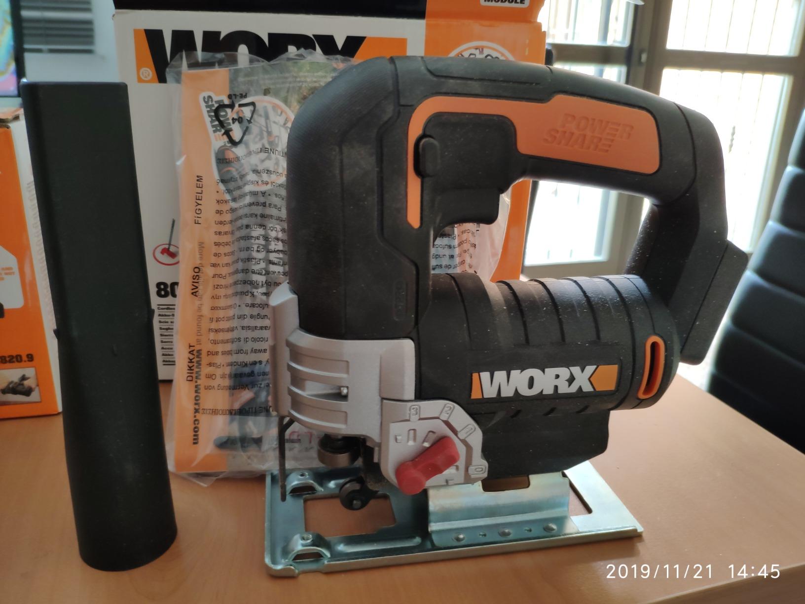 Worx WX543.9 seghetto alternativo 20V solo corpo pendolare