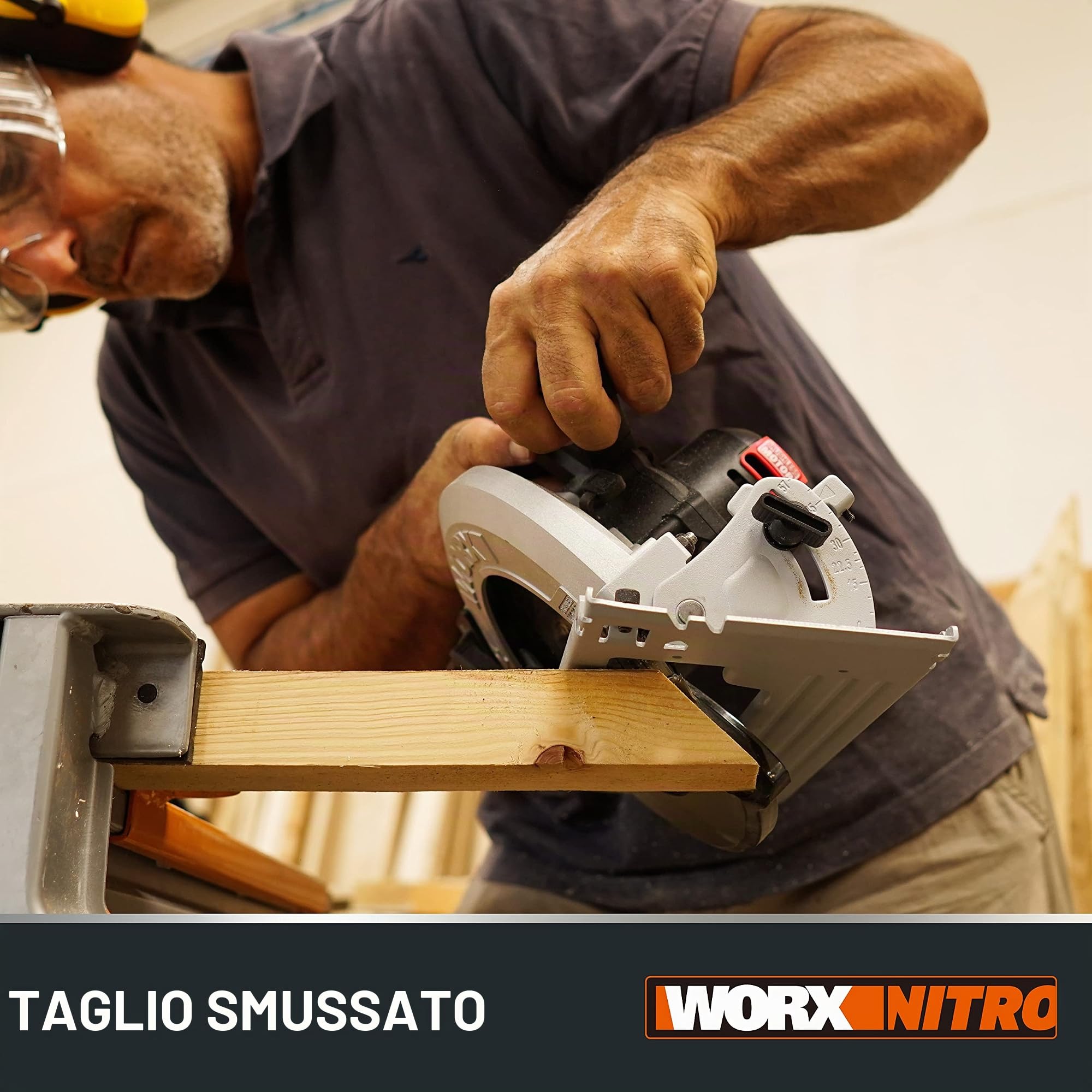 Worx WX520.9 sega circolare brushless 20V solo corpo