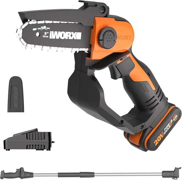Worx WG324E.1 mini motosega batteria 18V potatura leggera