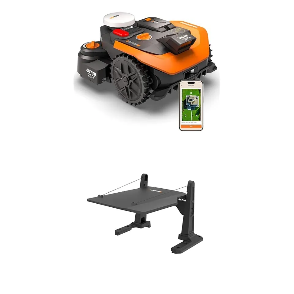 Worx Vision Cloud WR308E robot rasaerba 800 mq con garage RTK