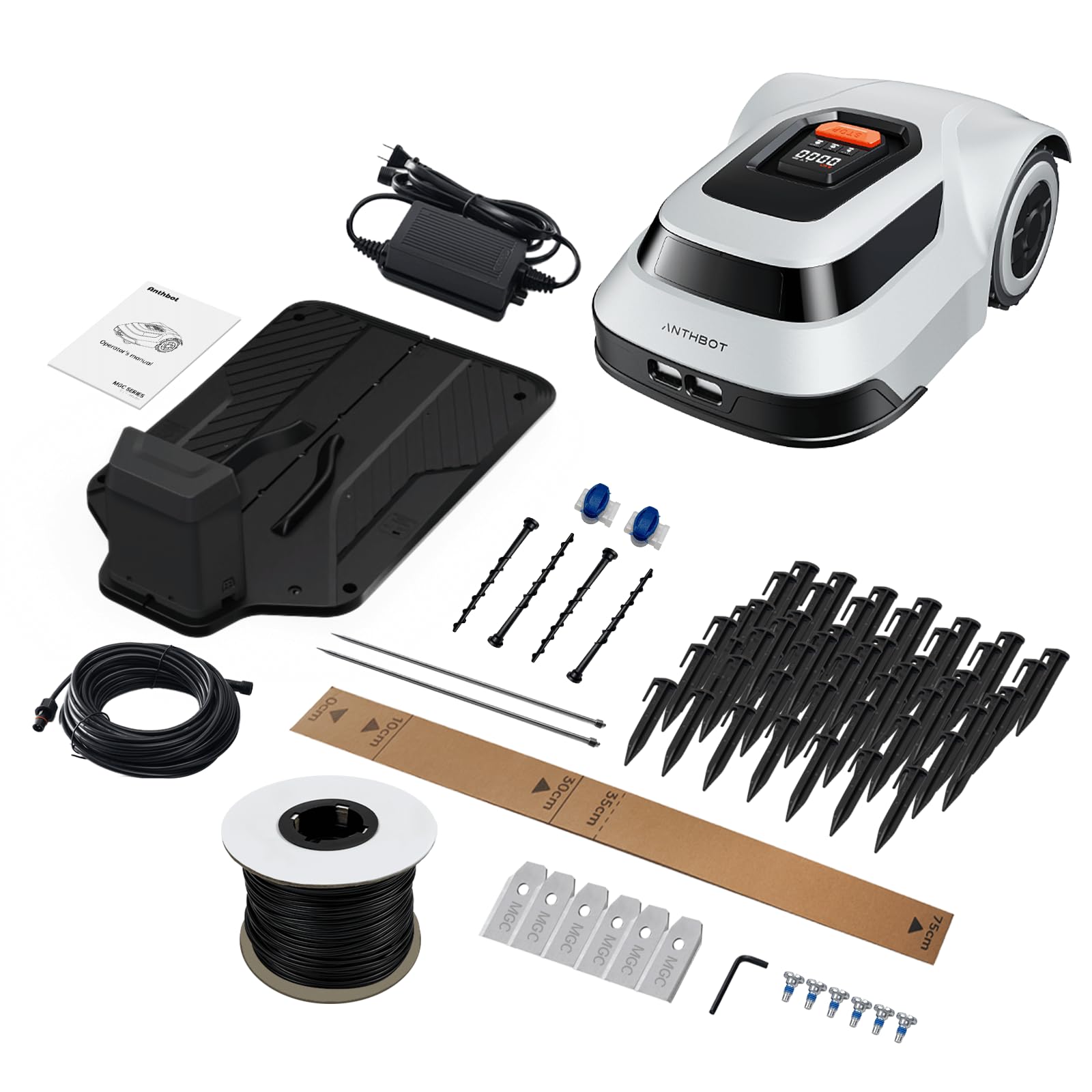 Anthbot Pion robot tagliaerba filo perimetrale 1000 m² 45%
