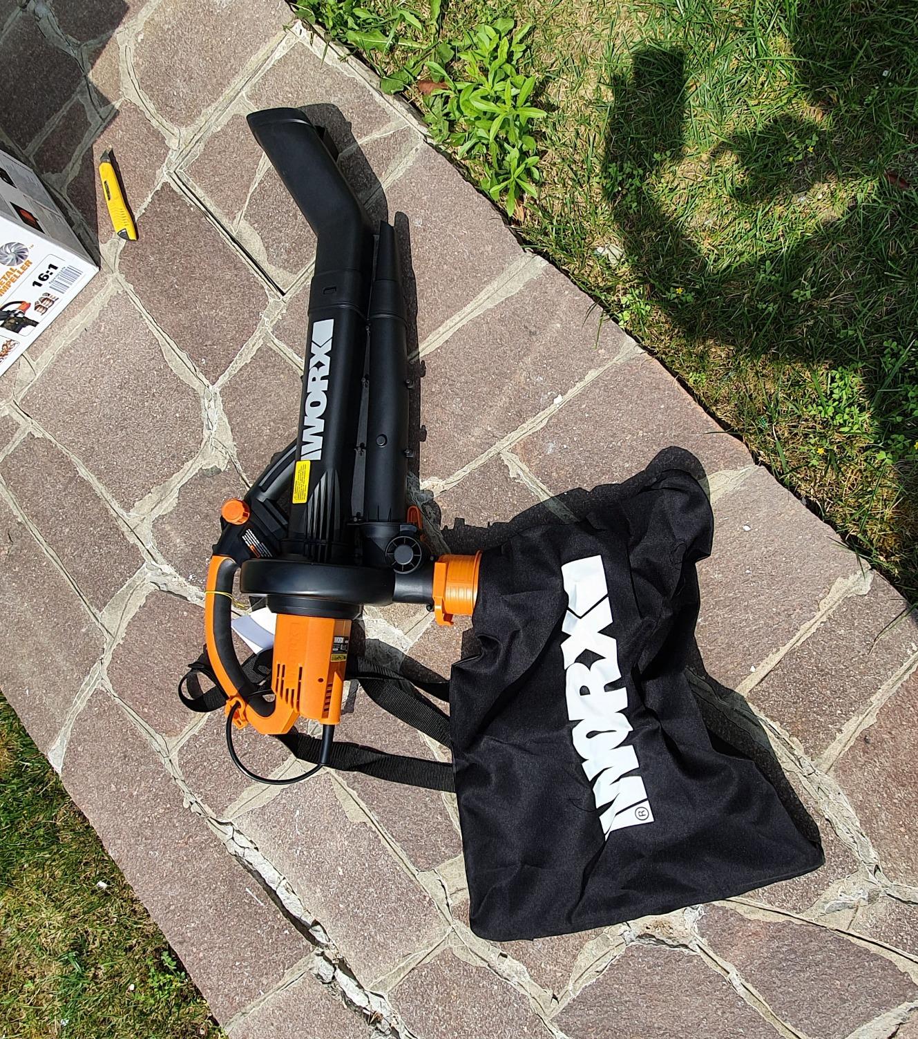 Worx WG505E soffiatore aspiratore 3000W sacco 45L
