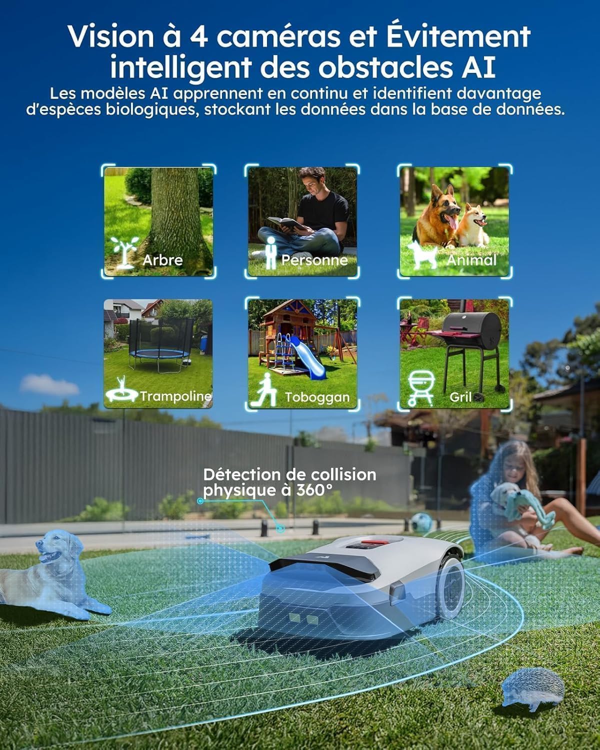Anthbot Genie600 robot tagliaerba senza filo 900 m²