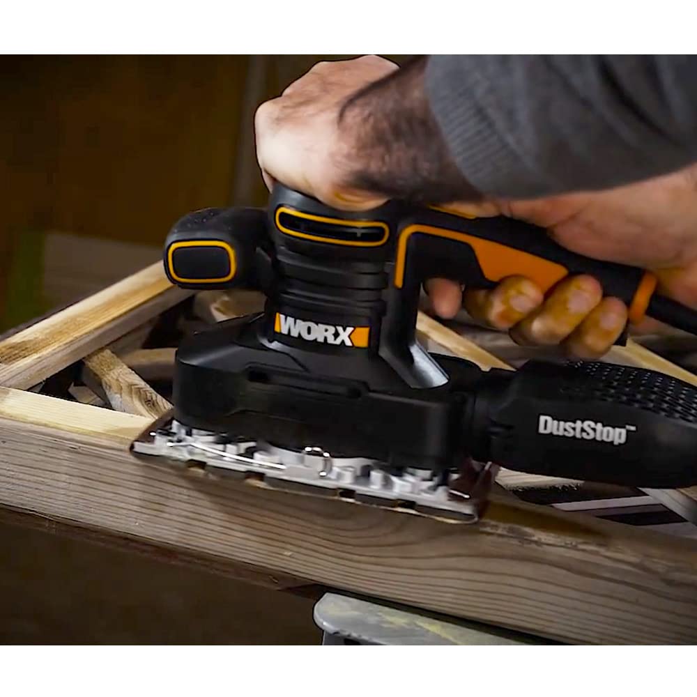 WORX WX641 Levigatrice Orbitale 250W con Fissaggio Rapido