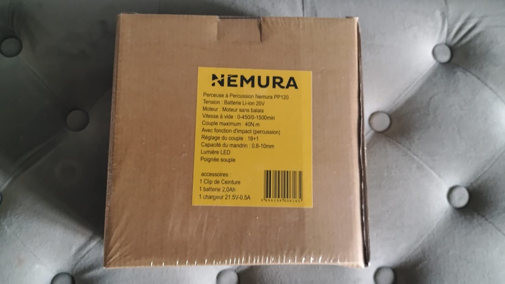 Nemura trapano batteria 20V con valigetta 54 accessori