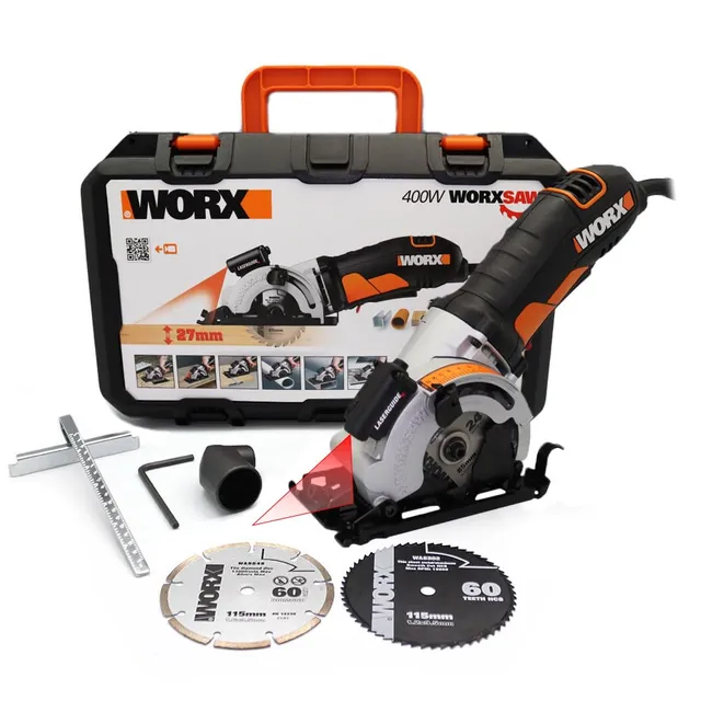 Worx WX426 sega circolare compatta 400W immersione