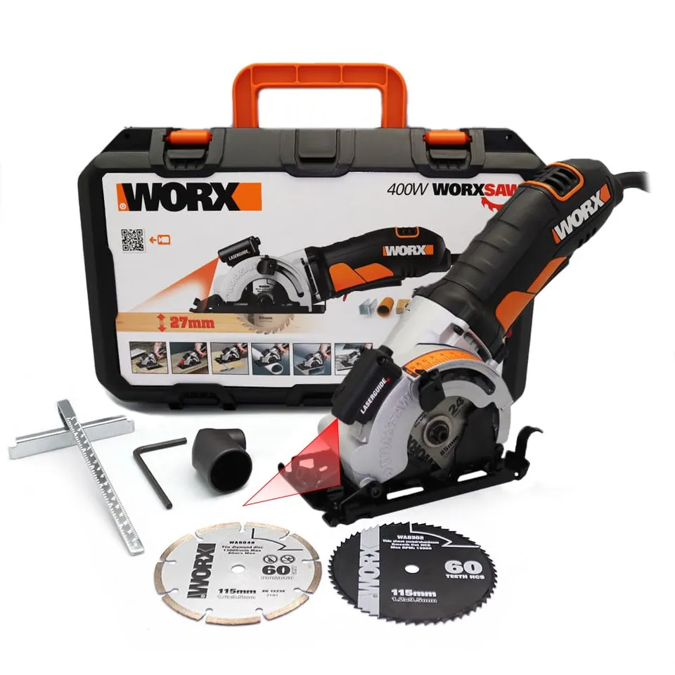 Worx WX426 sega circolare compatta 400W immersione
