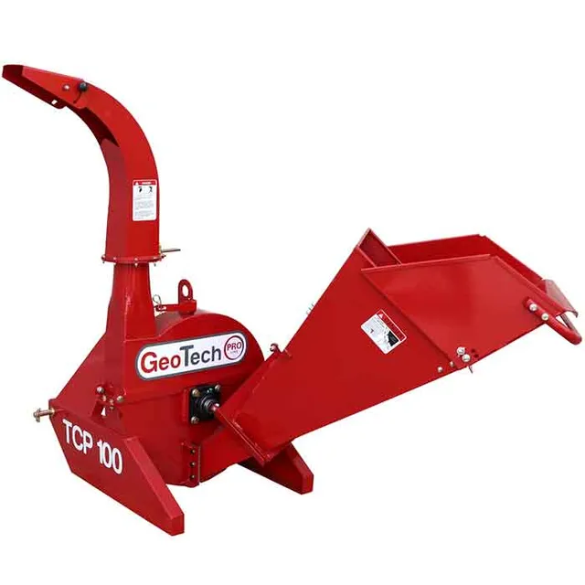 Geotech TCP 100 biotrituratore a trattore rami 100 mm a disco