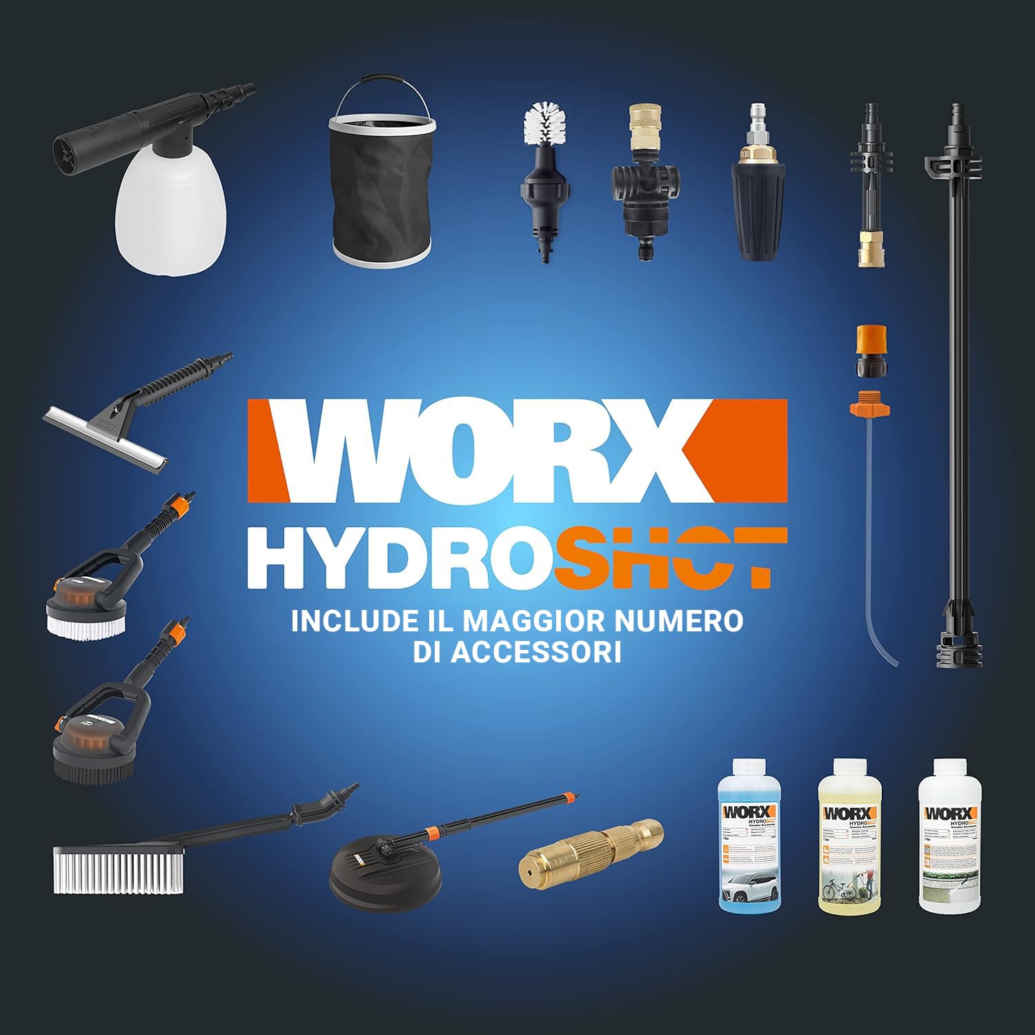 WORX Hydroshot WG633E.1 idropulitrice batteria 20V 4Ah