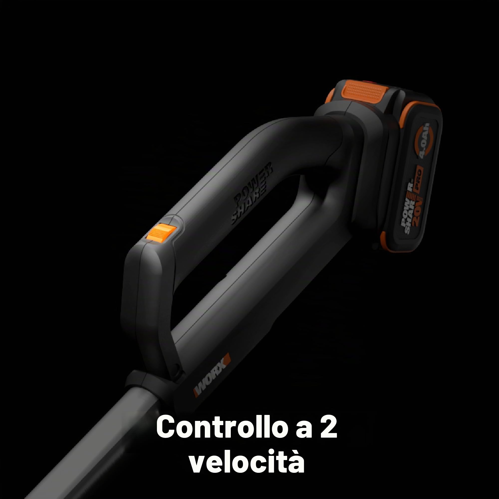WORX Nitro WG543.9 soffiatore batteria 20V solo corpo