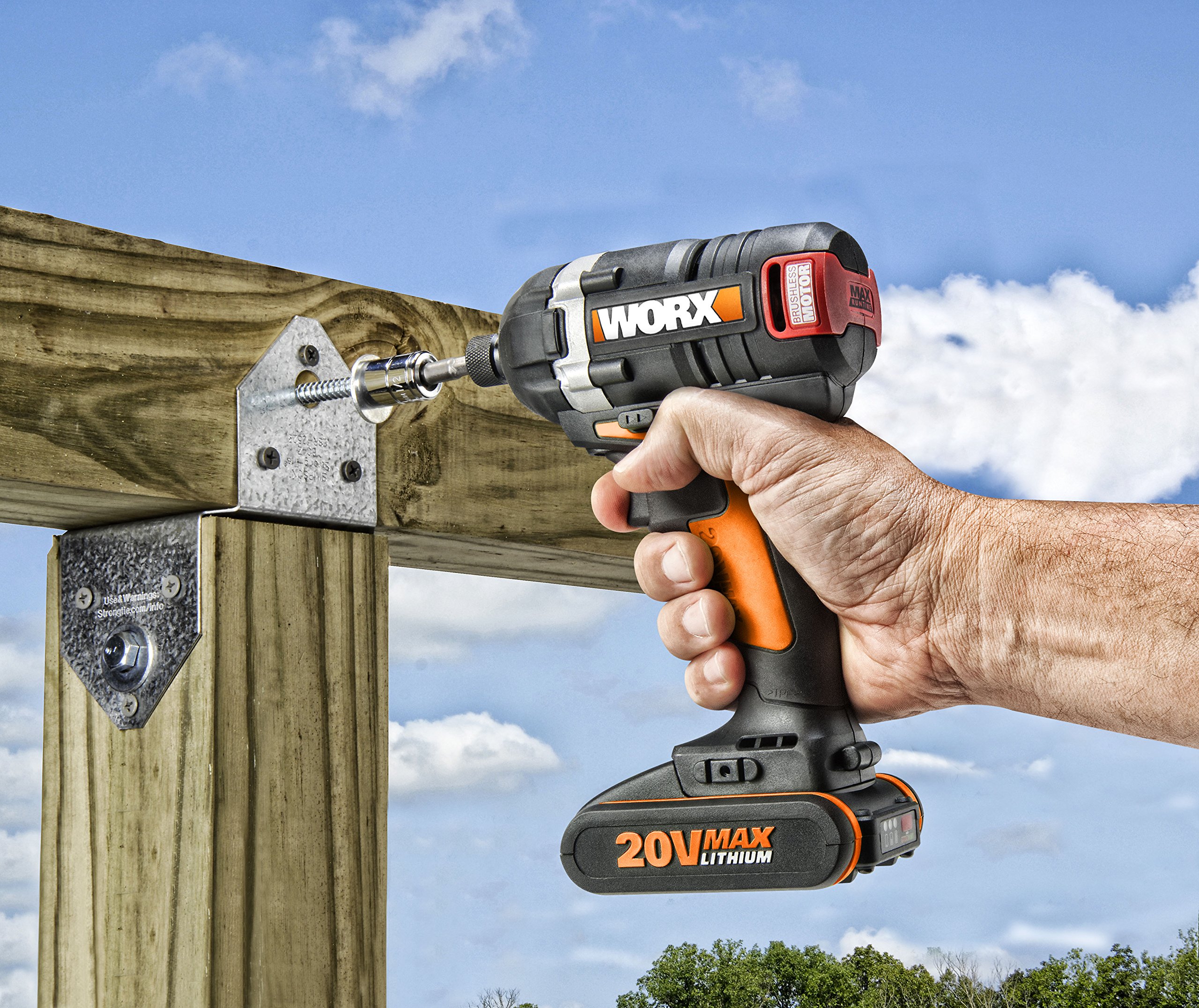 Worx WX292 Avvitatore a Impulsi 20V 2 Batterie 2,0Ah