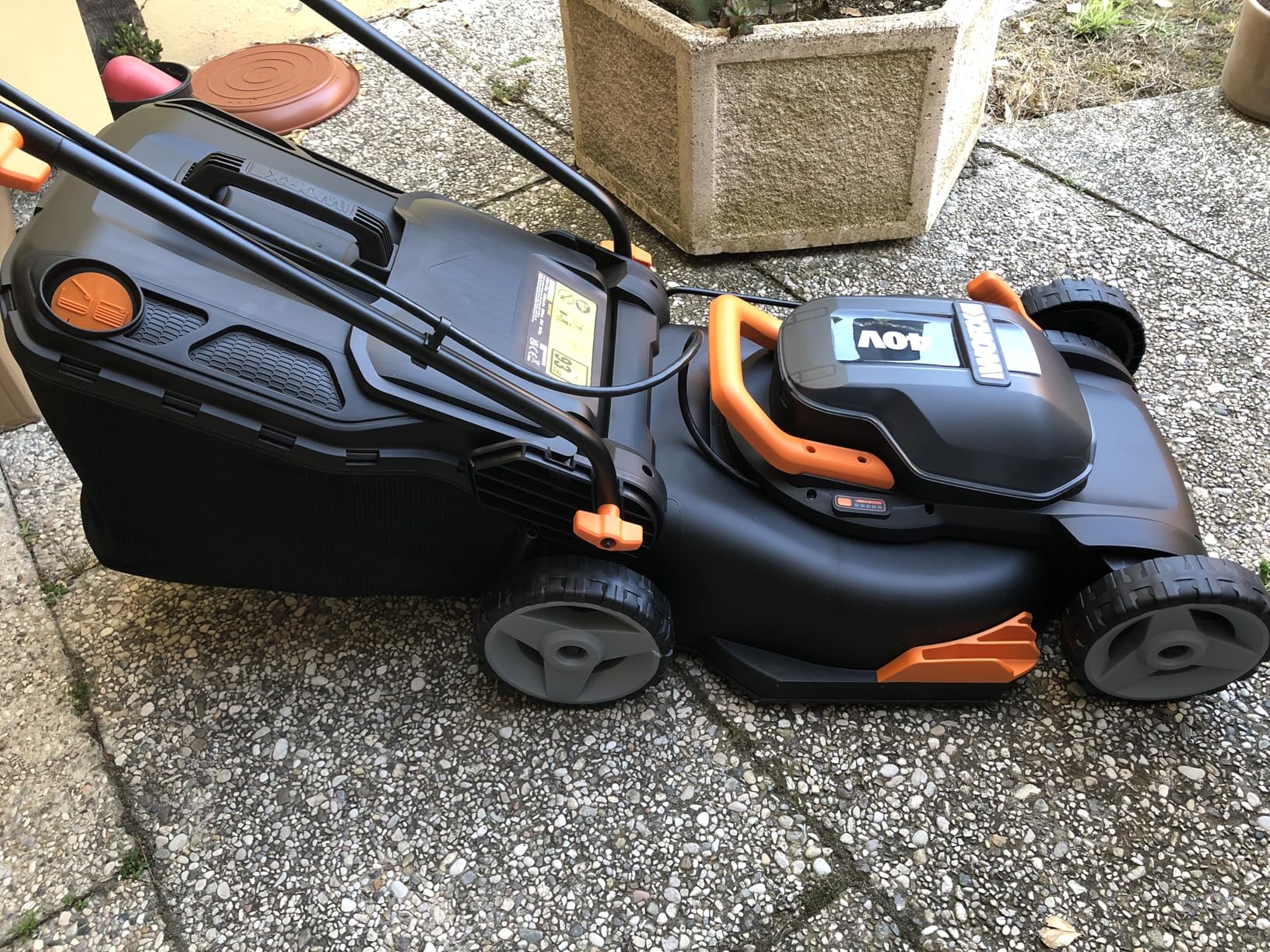 Worx WG743E Tosaerba Batteria 40V 40cm taglio 2in1