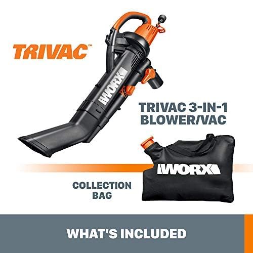 Worx WG505 TriVac Soffiatore Aspiratore 210 km/h