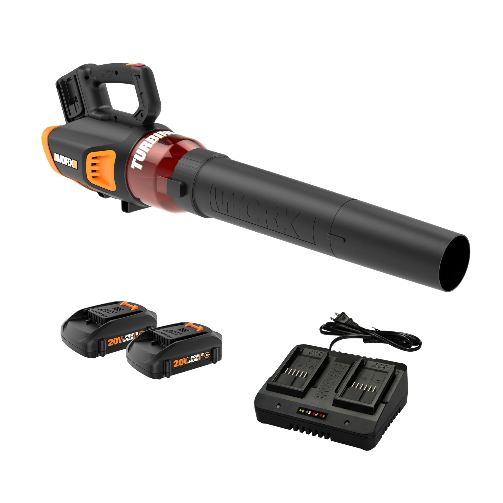 Worx soffiatore foglie batteria 40V solo corpo turbina