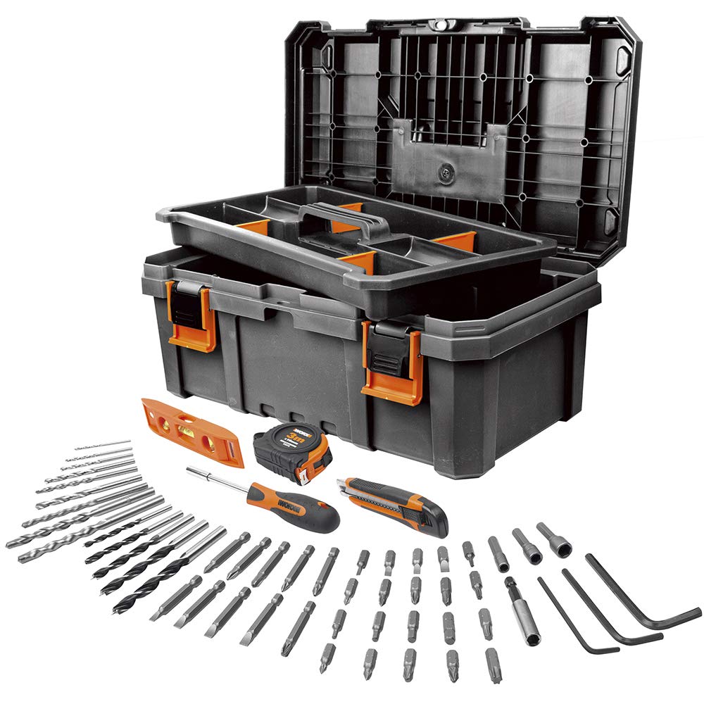 Worx WX371.5 trapano percussione 20V 2 batterie 55 pezzi