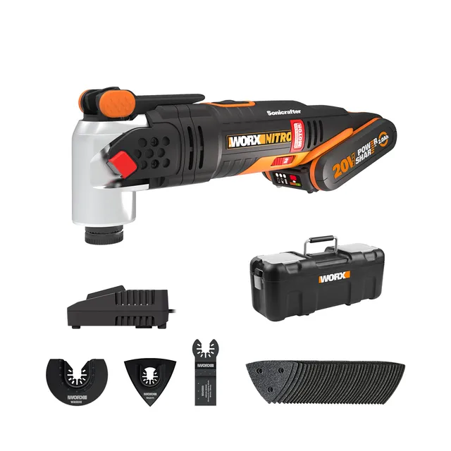 Worx Sonicrafter WX693 multifunzione 20V brushless con batteria
