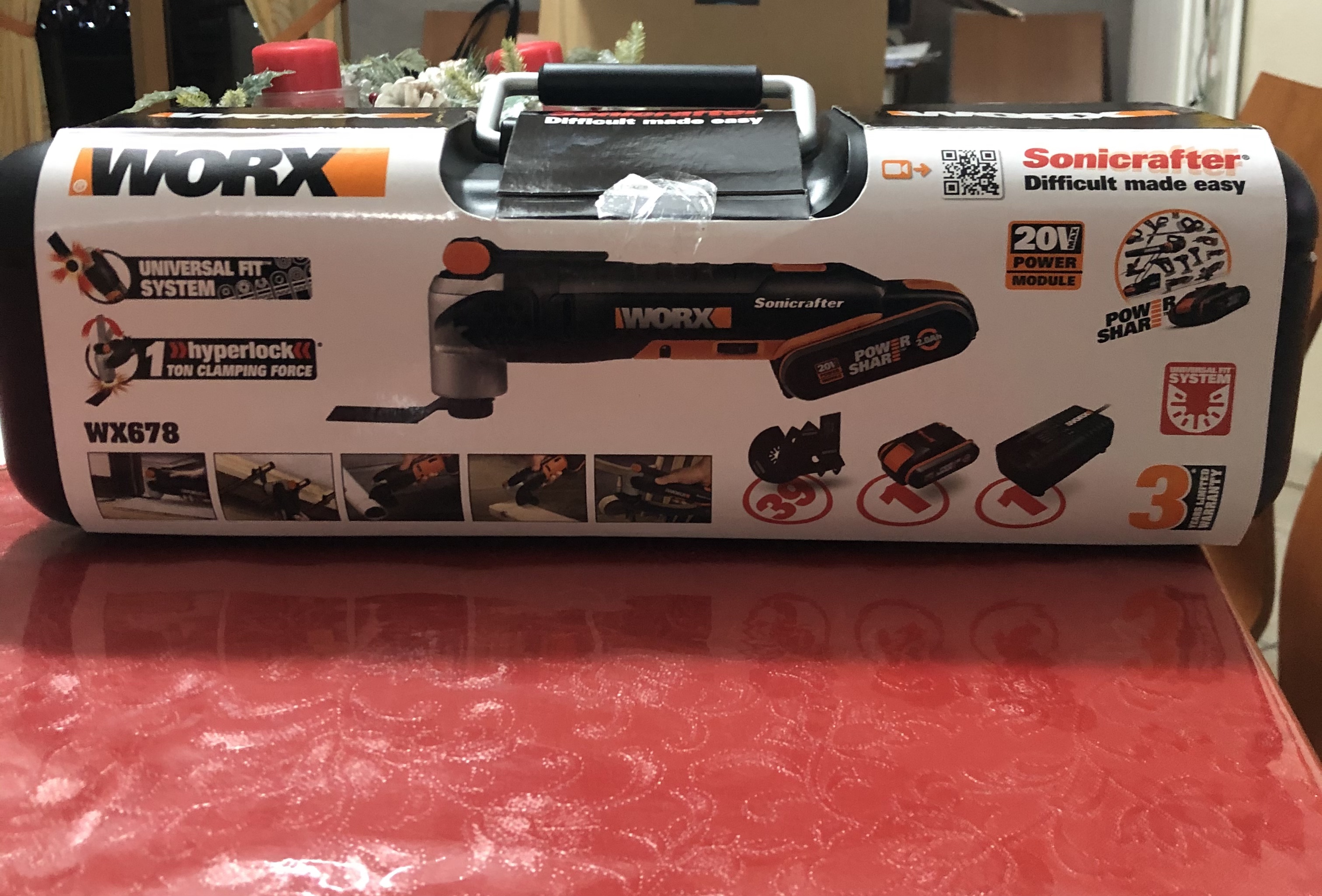 Worx WX678 Sonicrafter Multifunzione Oscillante 20V