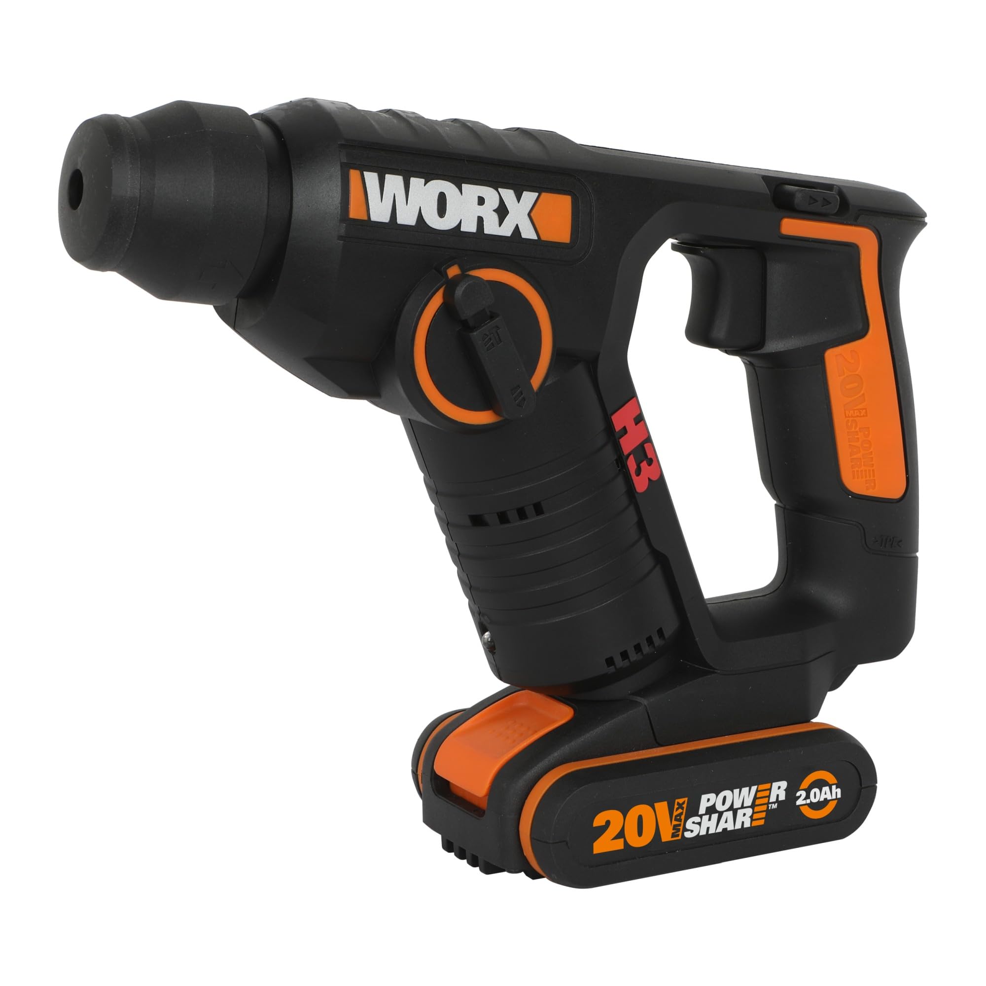 Worx WX394.6 H3 Tassellatore 20V con 2 Batterie 2Ah