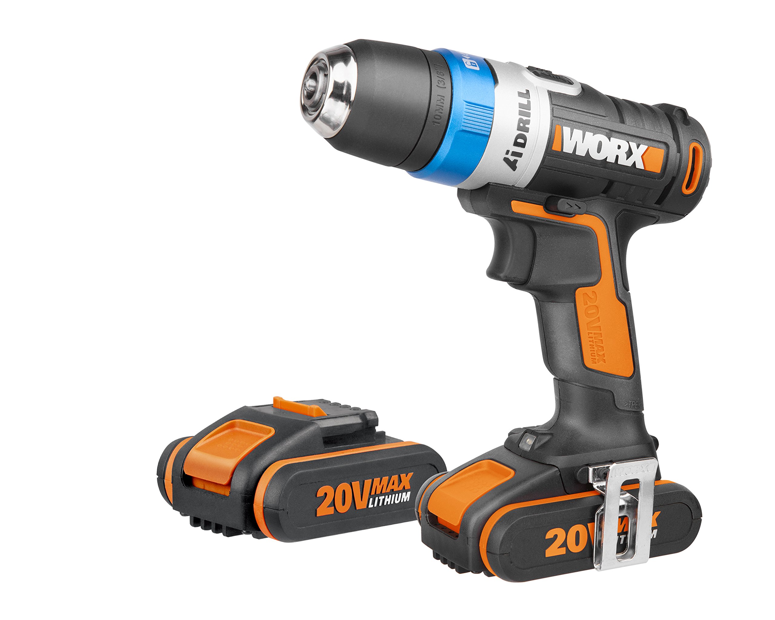 Worx WX178.1 AI Drill avvitatore 20V con 2 batterie