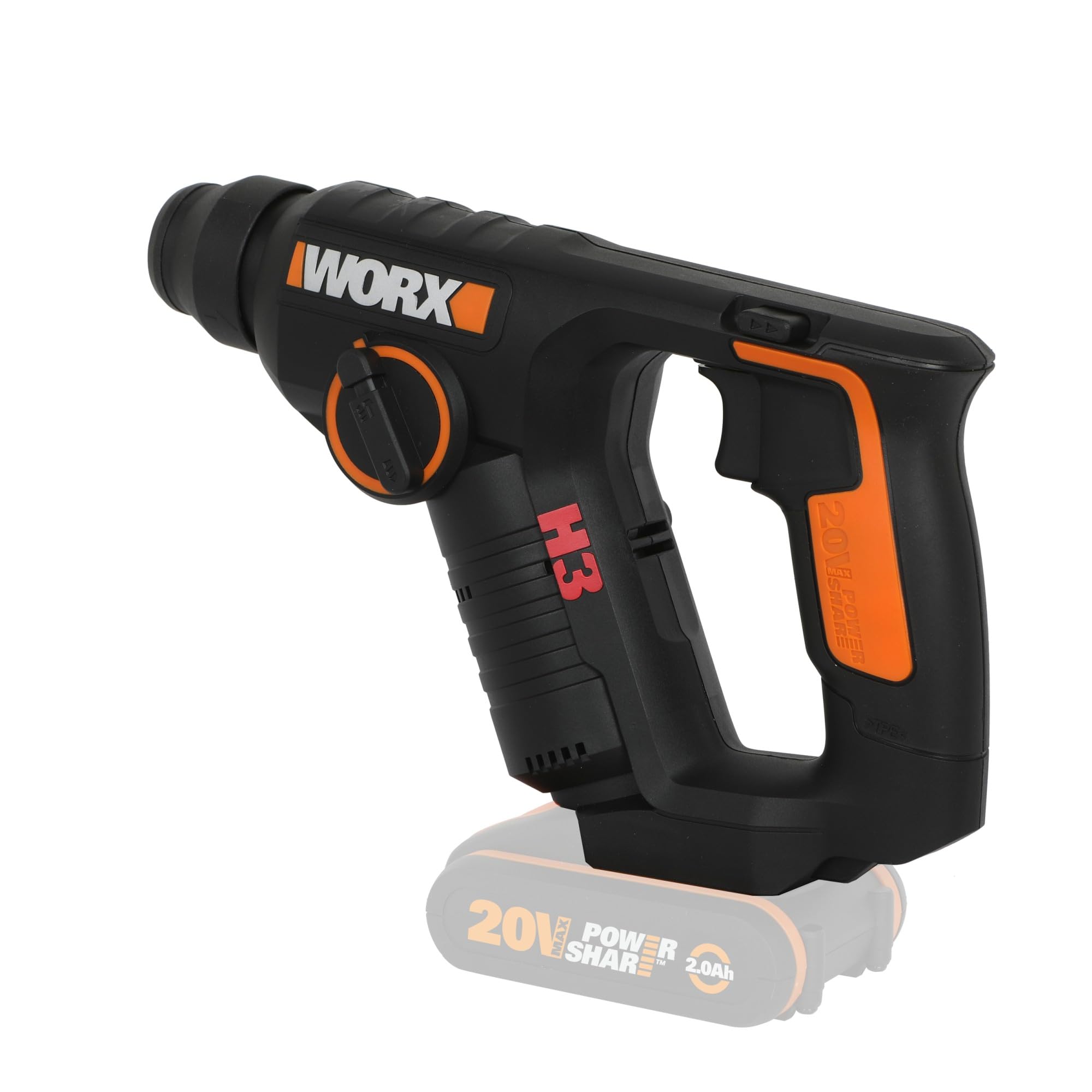Worx WX390 trapano SDS Plus 20V solo corpo pneumatico