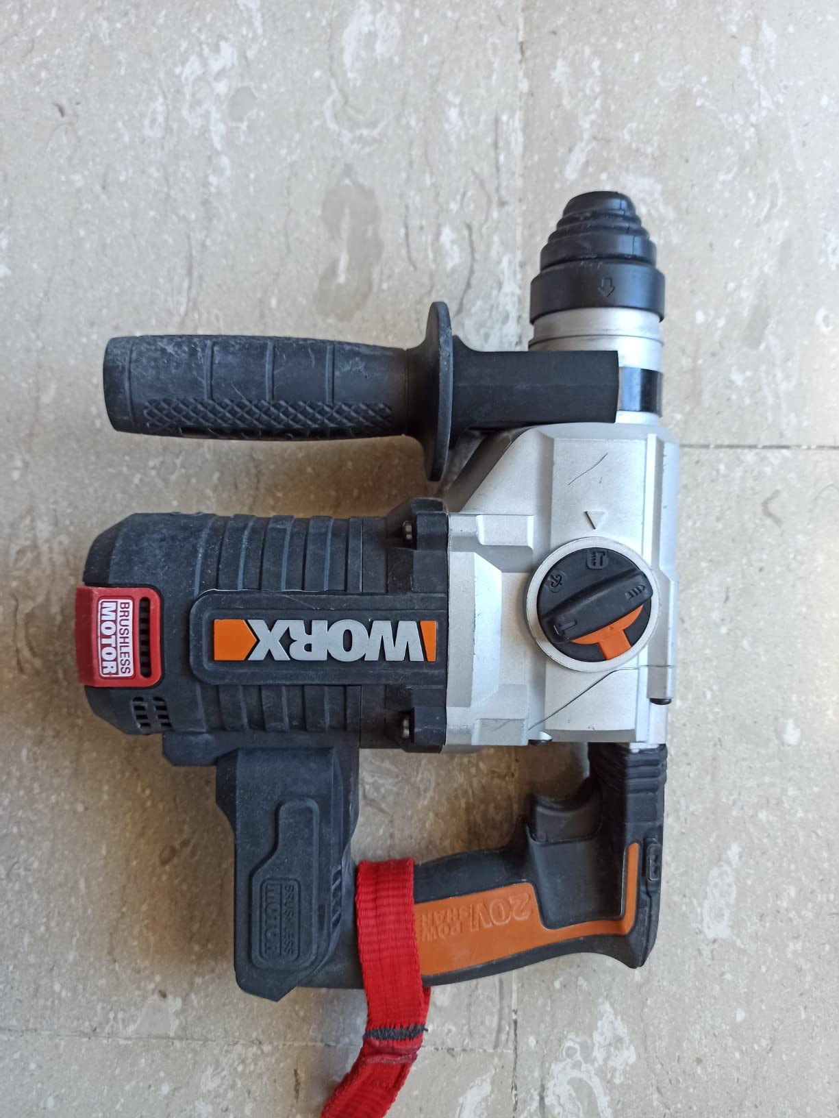 Worx WX380.9 Martello Perforatore 20V SDS-Plus Kit 2Batt