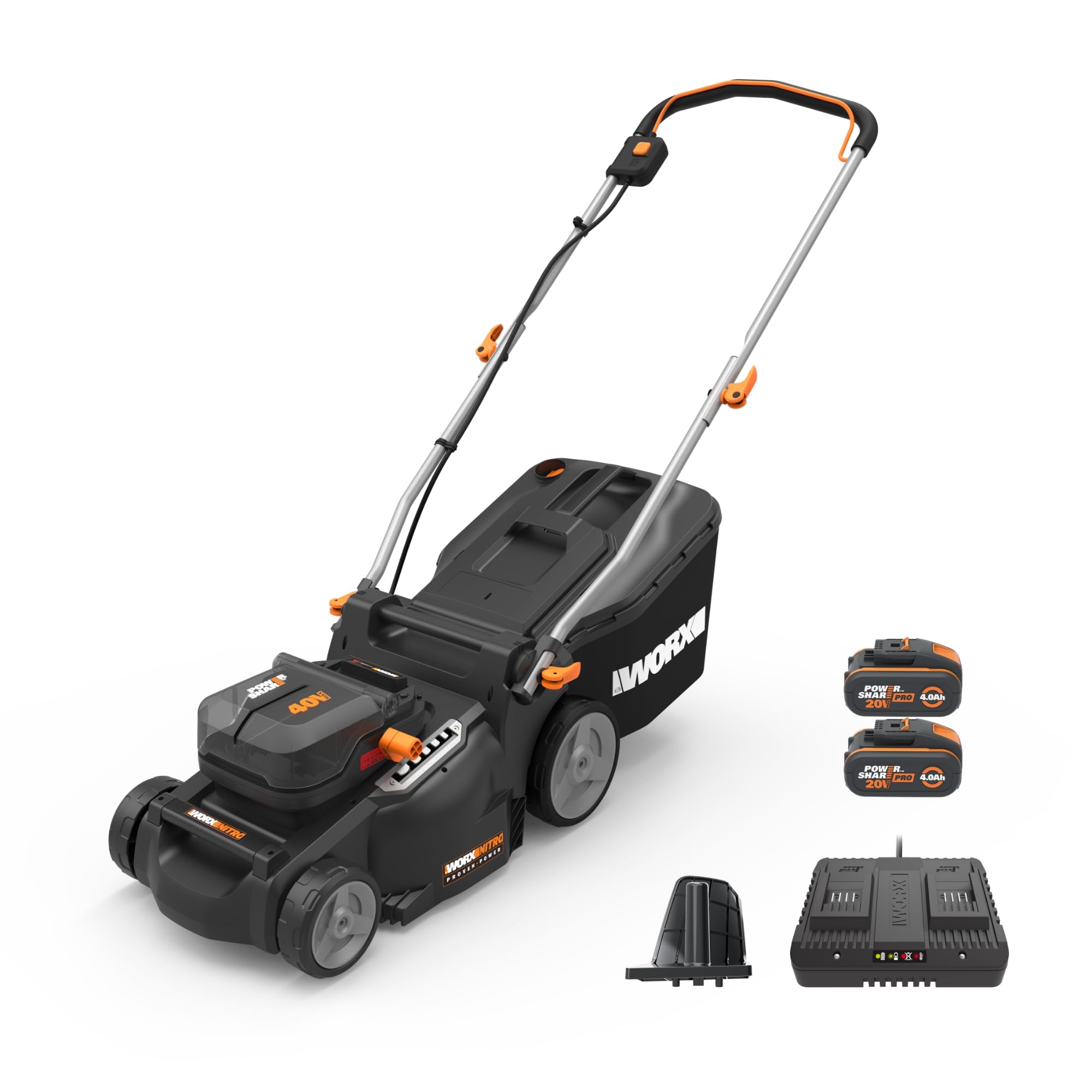 Worx WG737E tosaerba a batteria 40V 37cm taglio
