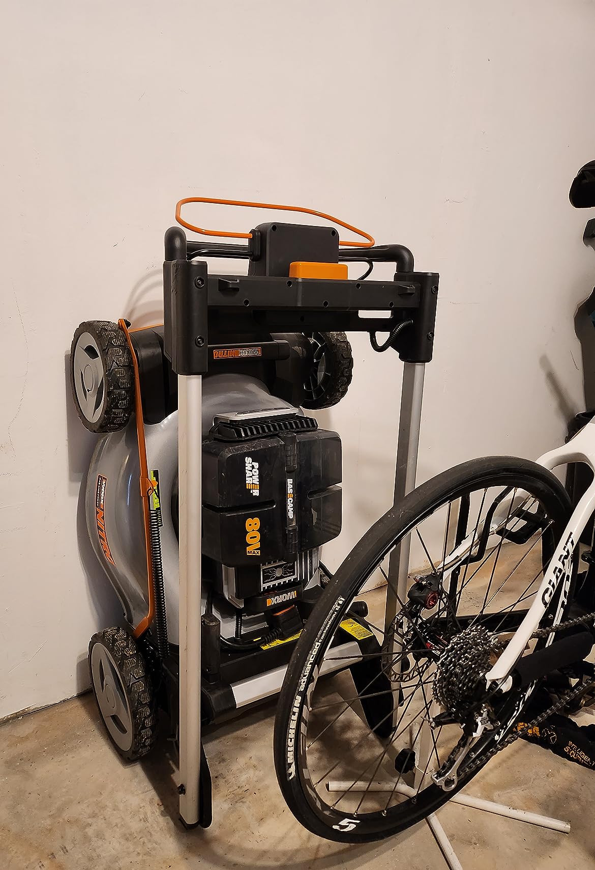 Worx WG761E rasaerba 80V taglio 51 cm prato grande