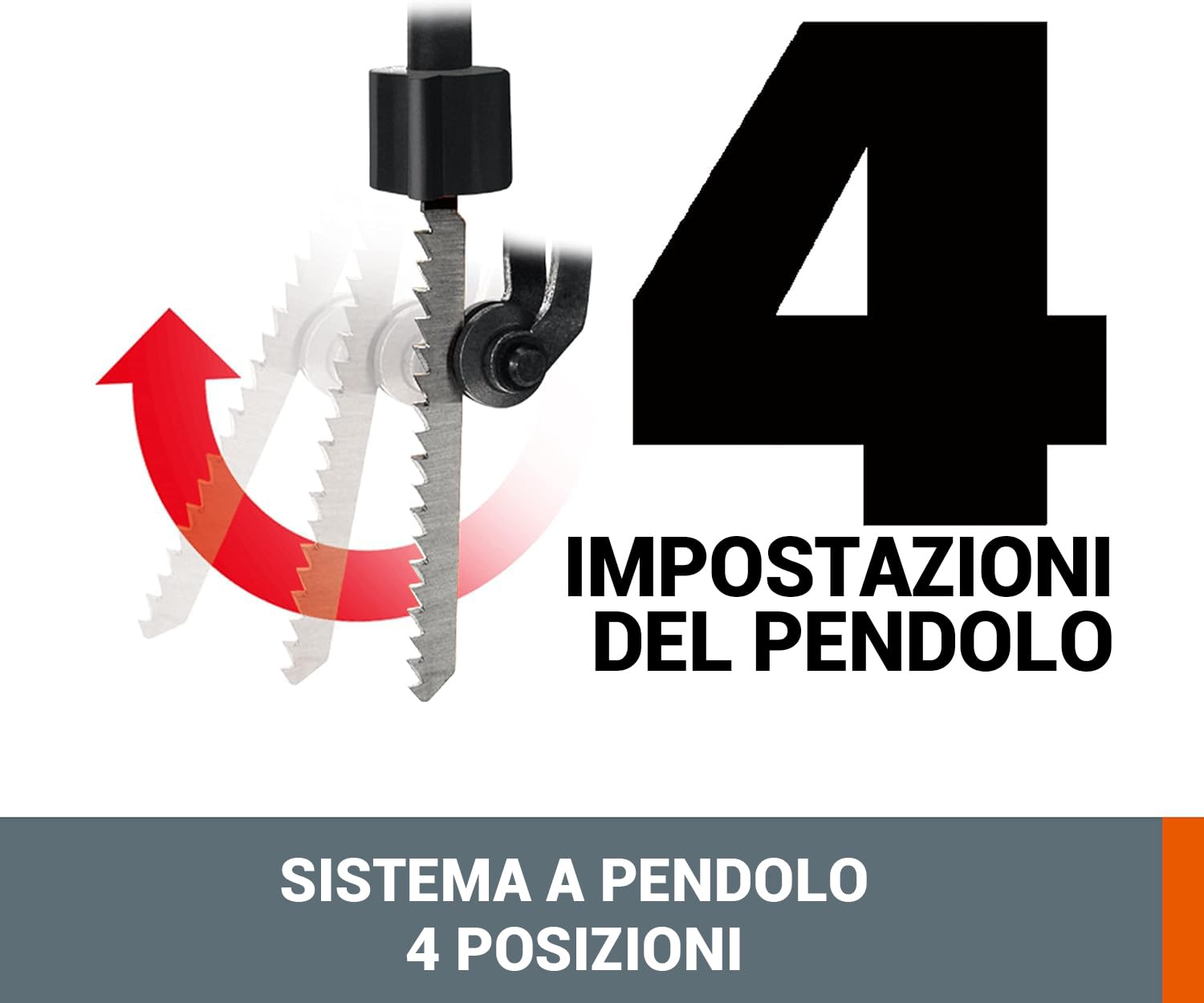 Worx WX543.9 seghetto alternativo 20V solo corpo pendolare